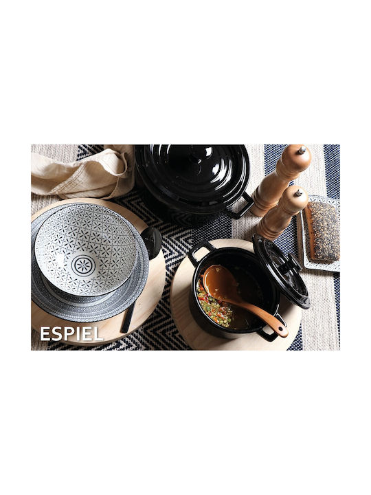 Espiel Manual Set Spice Mills made of Wood in Brown Color 21cm 4pcs