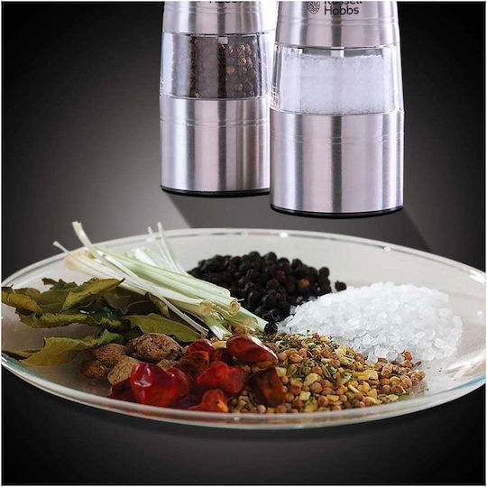Russell Hobbs Classics Electric Set Spice Mills Inox in Silver Color 2pcs