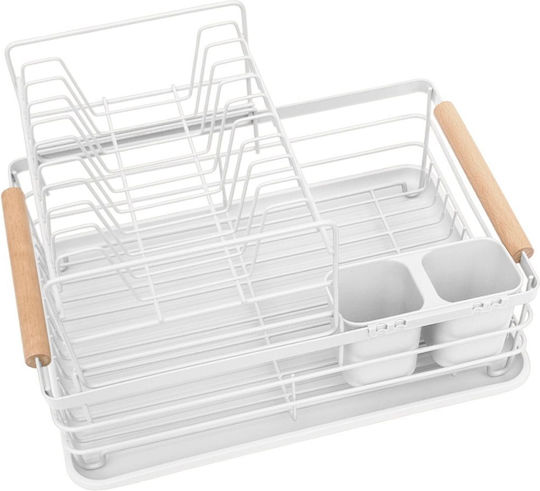 KING Hoff Metallic White Sink Strainer 43x32x27cm