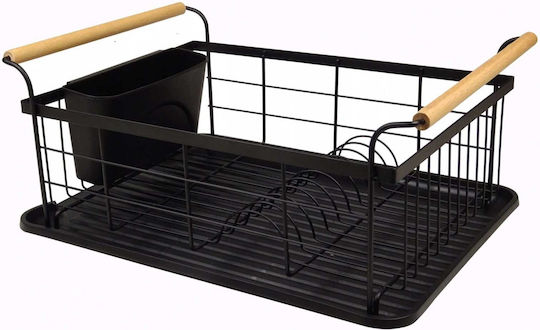 Brunbeste Scurgător De Chiuvetă Metalic Negru 44x32x19.5cm
