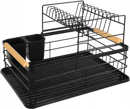 Brunbeste Scurgător De Chiuvetă Metalic Negru 41x30x27.5cm