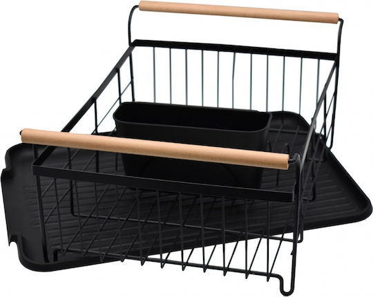 Brunbeste Scurgător De Chiuvetă Metalic Negru 44x32x19.5cm