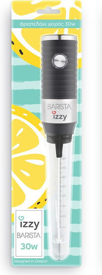 Izzy Barista Φραπεδιέρα Χειρός Ρεύματος 30W Μαύρη