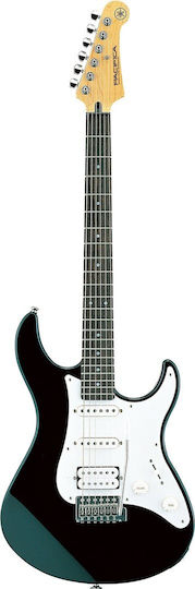 Yamaha Pacifica 112J BL II Electric Guitar Stratocaster with HSS Pickup Configuration Black