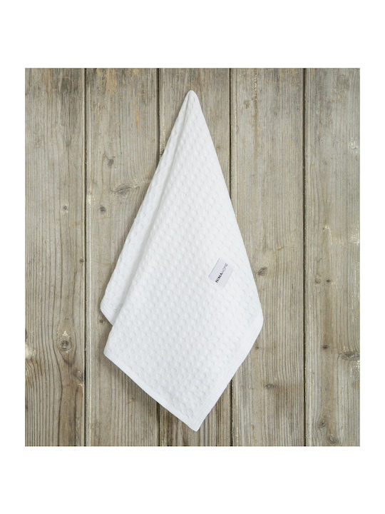 Nima Towel made of 100% Cotton in White Color 50x70cm 32524 1pcs