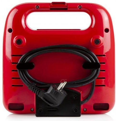 Domo DO9242W Sandwich Maker cu Plăci Detasabile pentru for 2 Sandwiches Sandvișuri 750W Roșie