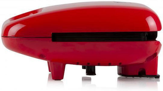 Domo DO9242W Sandwich Maker cu Plăci Detasabile pentru for 2 Sandwiches Sandvișuri 750W Roșie