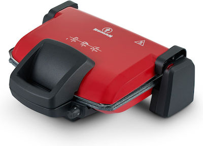 Human HU101 Sandwich Maker Grill with Removable Plates 1800W Red