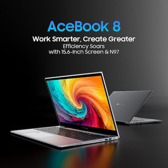 BlackView AceBook 8 15.6" IPS (N-Series-N97/16GB/512GB SSD/W11 Home) (Международна английска клавиатура)