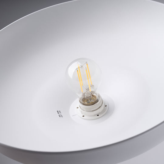 Sollux Gina Pendant Light White with Socket E27 38cm