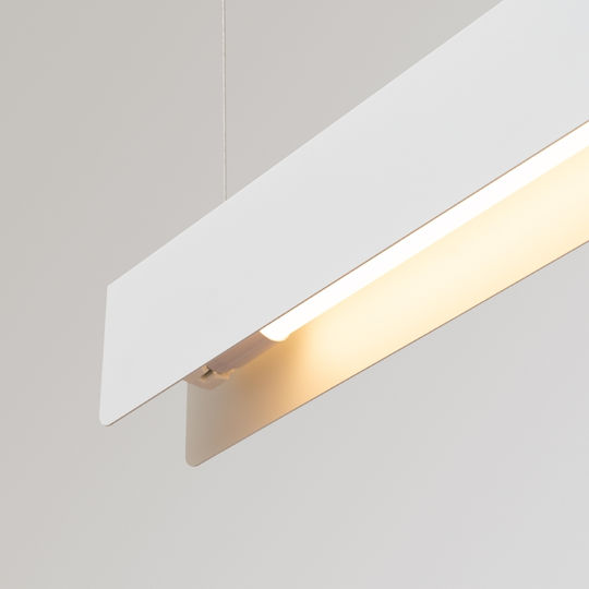 Sollux Hanglamp Κρεμαστό Φωτιστικό Λευκό LED με Θερμό Λευκό Φως