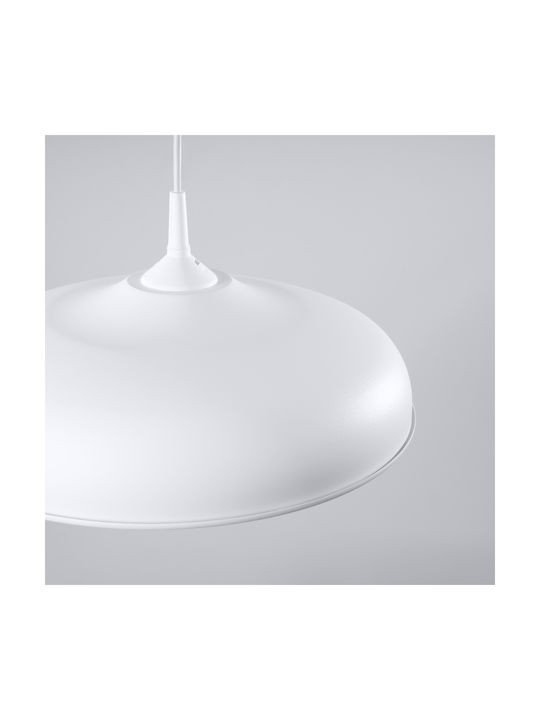 Sollux Gina Pendant Light White with Socket E27 38cm