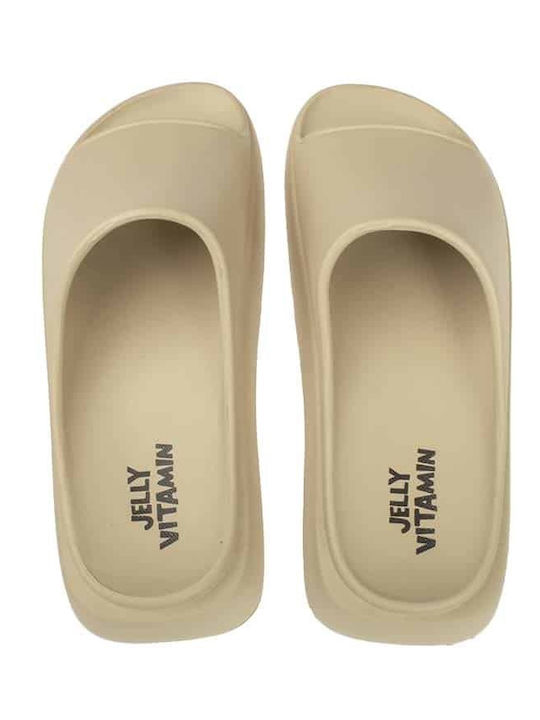 Slides cu Platformă în Culoare Bej