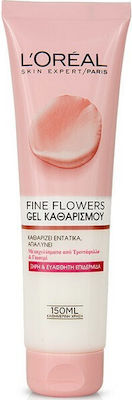 L'Oreal Paris Gel Καθαρισμού Fine Flowers για Ξηρές & Ευαίσθητες επιδερμίδες L'Oreal (150ml)