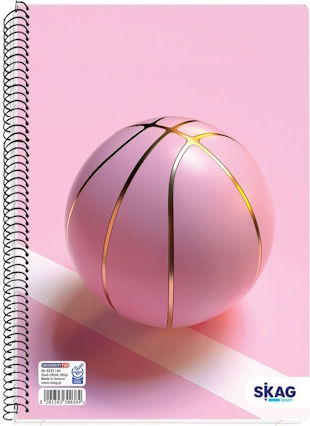 Skag Spiral Caiet Cu dungi A4 150 de Foi 5 de Subiecte University 1buc