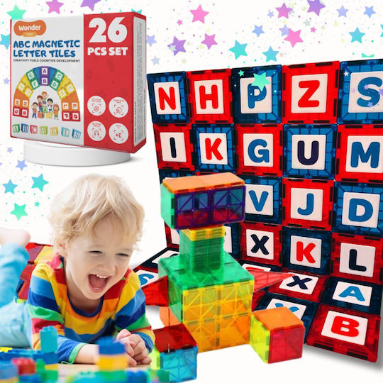 Wonder Toys Magnetic Construction Toy Classic Magnetic Blocks