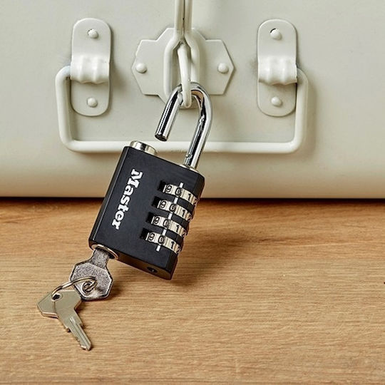 Master Lock Стоманено Лукето Заключване на скоба Комбинация 40мм 1бр