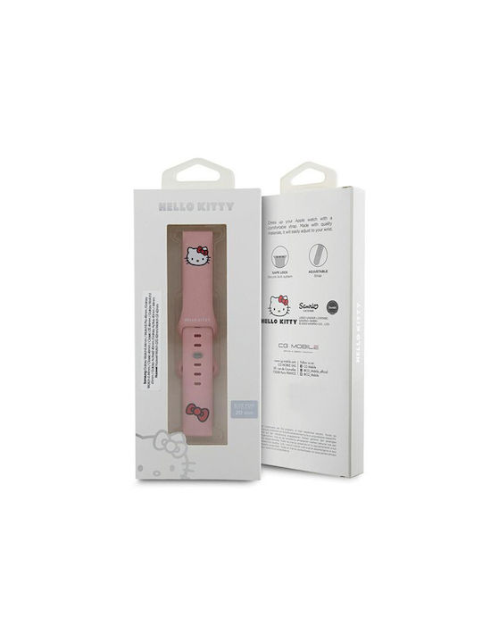 Hello Kitty Λουράκι Ροζ (Universal Strap for Smartwatch 20 mm)