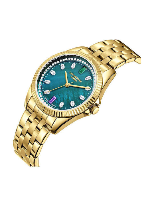 Lee Cooper Watch with Gold Metal Bracelet