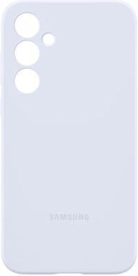 Samsung Umschlag Rückseite Silikon Hellblau (Samsung A55 5G)