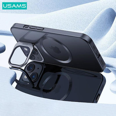 Usams Geying Umschlag Rückseite Silikon Transparent (iPhone 15 Plus / 16 Plus) IP15MGY02