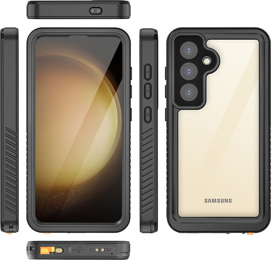 Shellbox Back Cover Σιλικόνης Αδιάβροχο Μαύρο (Galaxy S24+)