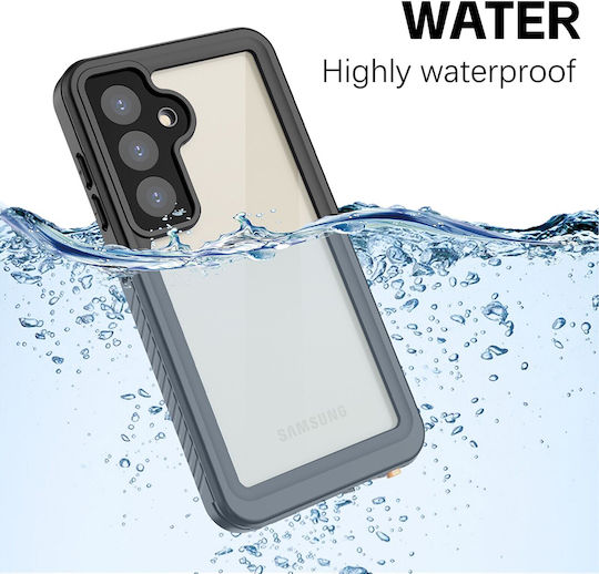Shellbox Back Cover Σιλικόνης Αδιάβροχο Μαύρο (Galaxy S24+)