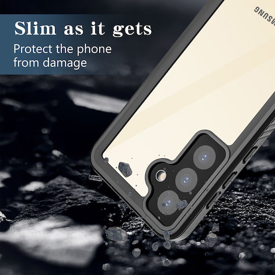 Shellbox Back Cover Σιλικόνης Αδιάβροχο Μαύρο (Galaxy S24+)
