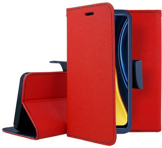 Fancy Book Σιλικόνης / Δερμάτινο Κόκκινο (Samsung A25 5G)