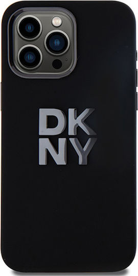 DKNY Liquid Задна корица Пластмаса / Силикон Черен (iPhone 15 Pro Max)
