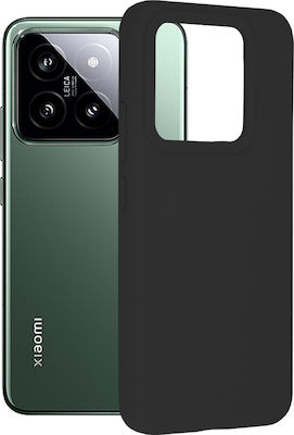 Techsuit Soft Edge Back Cover Σιλικόνης Μαύρο (Xiaomi 14)