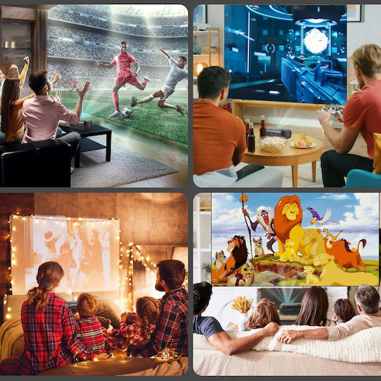Mini Projector LCD με Ενσωματωμένα Ηχεία