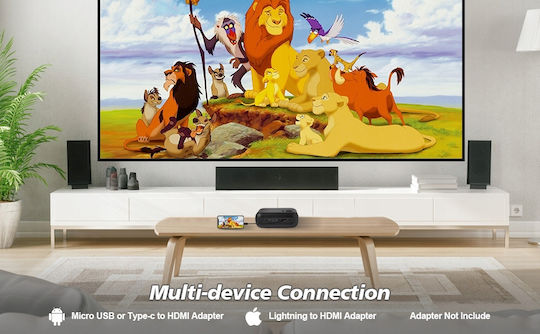 Mini Projector LCD με Ενσωματωμένα Ηχεία