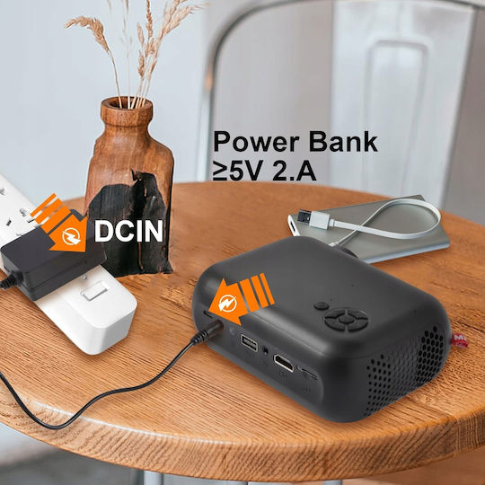 Mini Projector LCD με Ενσωματωμένα Ηχεία