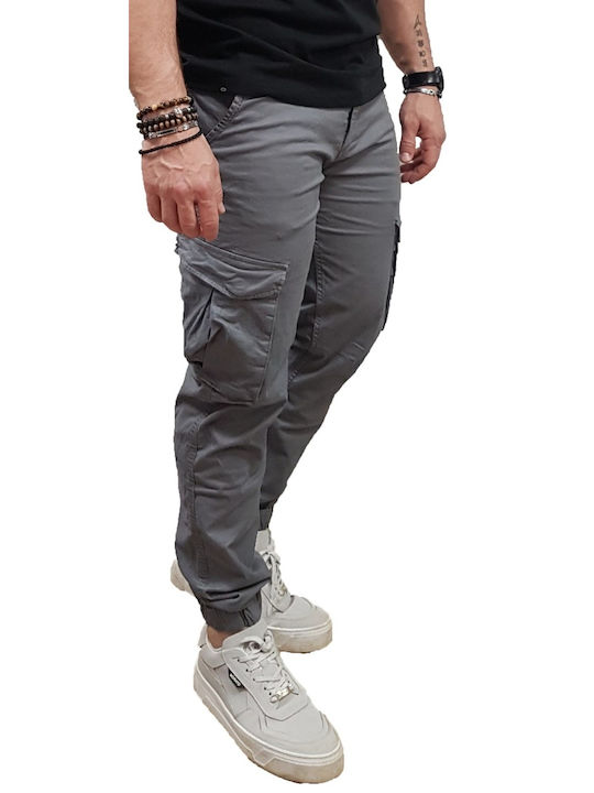 Rebase Men's Trousers Cargo Cement