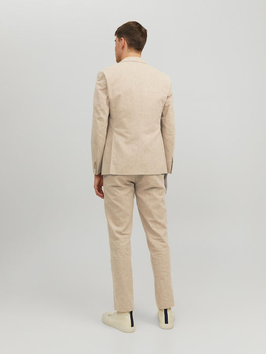 Riviera Παντελόνι σε Slim Εφαρμογή Beige