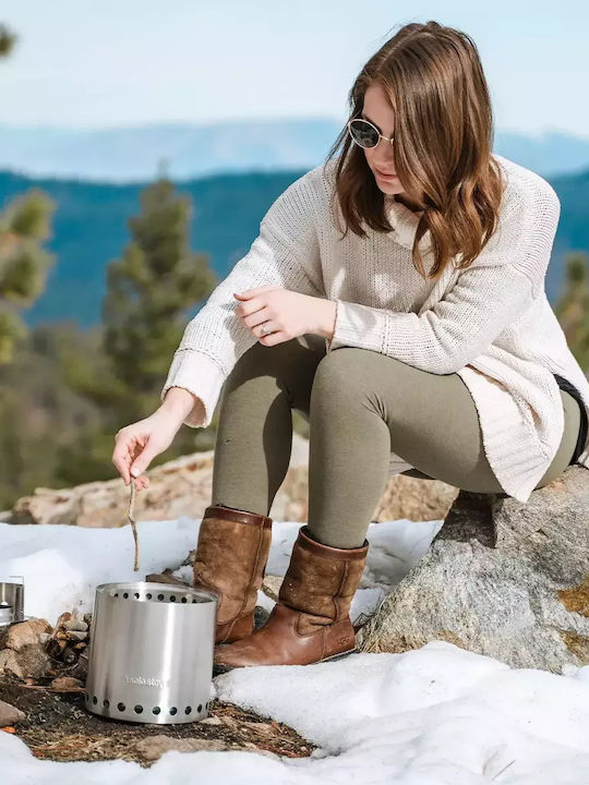 Solo Stove Τζάκι Εξωτερικού Χώρου Μεταλλικό Ασημί
