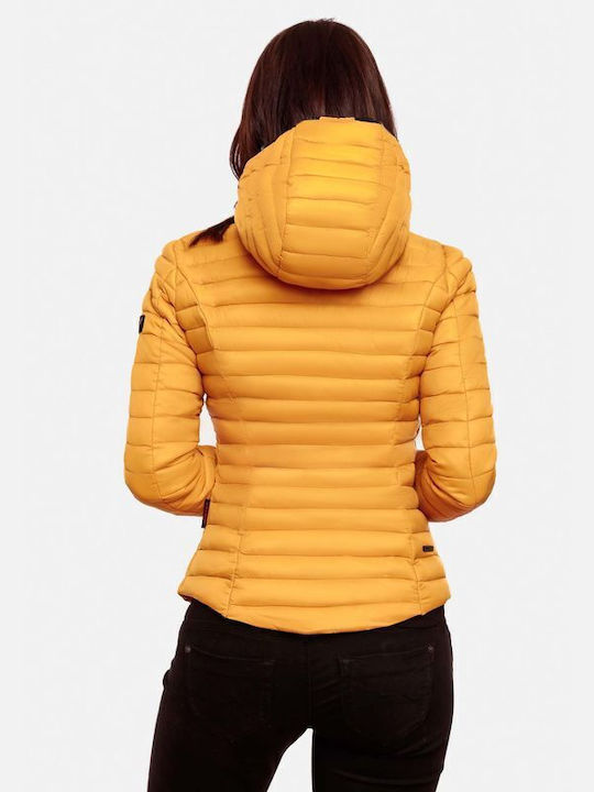 Navahoo Scurt Jachetă de femei Puffer Yellow