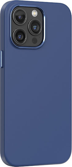 Gocomma Back Cover Silicone Magnetic Blue (iPhone 15 Pro)
