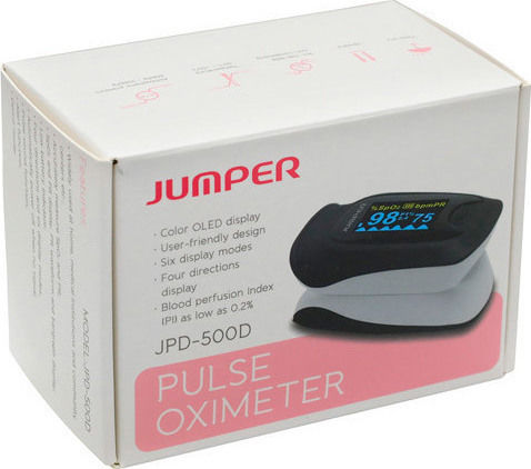 Contec Jumper JPD-500D Oximetru de Puls Degetul Negru
