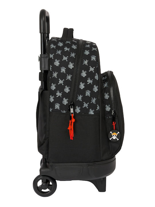 One Piece School Bag Trolley Elementary, Elementary in Black color