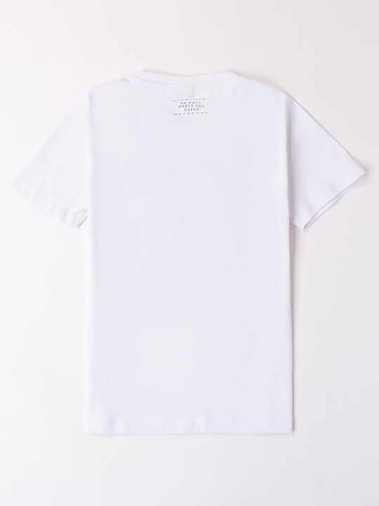 iDO Παιδικό T-shirt OPTICAL WHITE