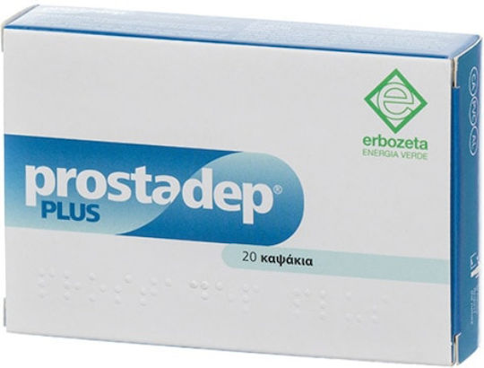 Erbozeta Prostadep Plus Supplement For Prostate Health 20 Capsules