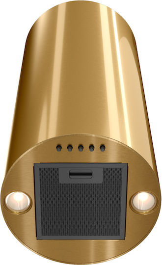Maan Elba WPB731 Insulă Hotă 31cm Gold Gloss