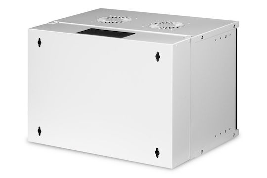 Digitus Επιτοίχια Καμπίνα Rack 7U Γκρι DN-49202