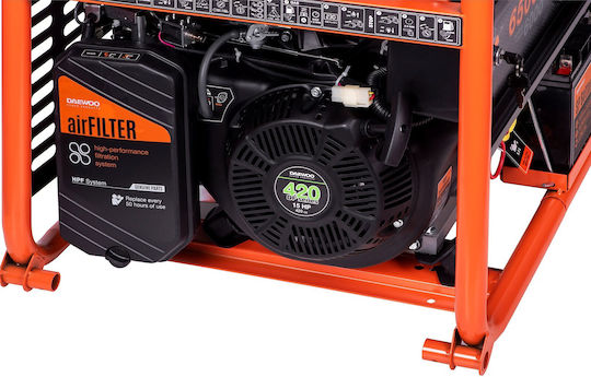 Daewoo Generators Benzin mit maximaler Leistung 6kVA