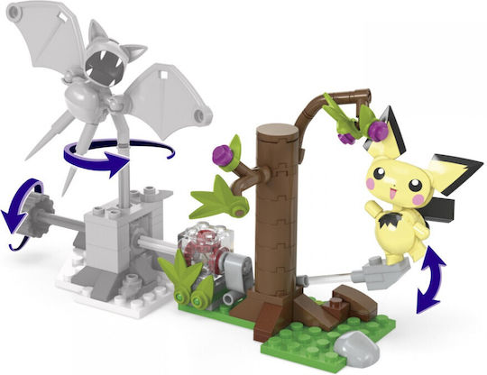 Mattel Cuburi De Construit Pichu's Forest Drills Pentru 6+ Ani 84 Bucăți