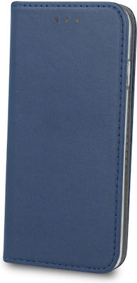 Book Leather Magnetic Navy Blue (Redmi Note 12 4G)