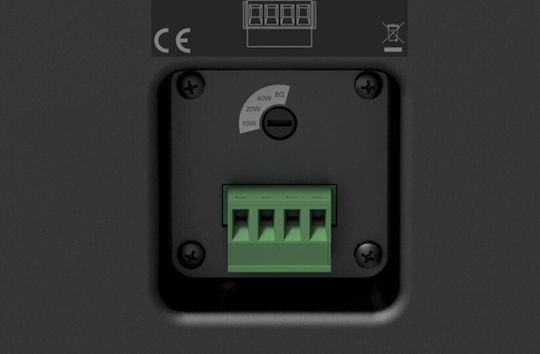 Audac Παθητικά Επιτοίχια Ηχεία 30W με Bluetooth (Ζεύγος) Μαύρα