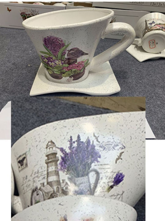 Iliadis Cup Coffee Ceramic Purple